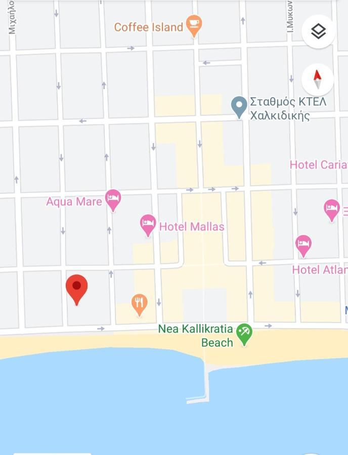 Cozy & Cool Apartment N1 30M From Sea Nea Kallikrateia المظهر الخارجي الصورة