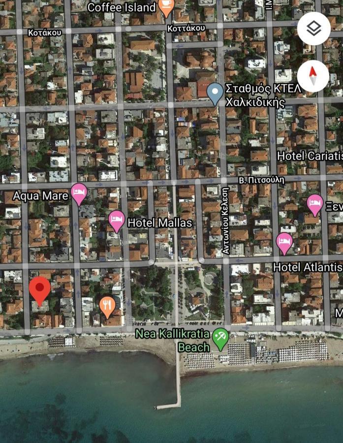 Cozy & Cool Apartment N1 30M From Sea Nea Kallikrateia المظهر الخارجي الصورة